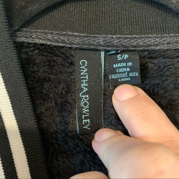 Cynthia Rowley | Fuzzy Lightweight Bomber-Style Jacket - Picture 13 of 14